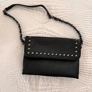 Black Studded Women's Bag